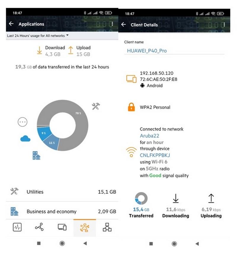 Как называется гостевая сеть wi fi в ролике о настройке сети aruba instant on